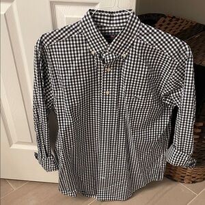 Vineyard Vines Navy and White Gingham Shirt. Men’s Medium. Perfect Condition.